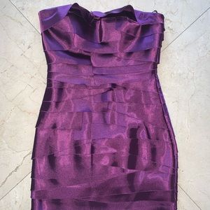 Purple BEBE mini Dress
